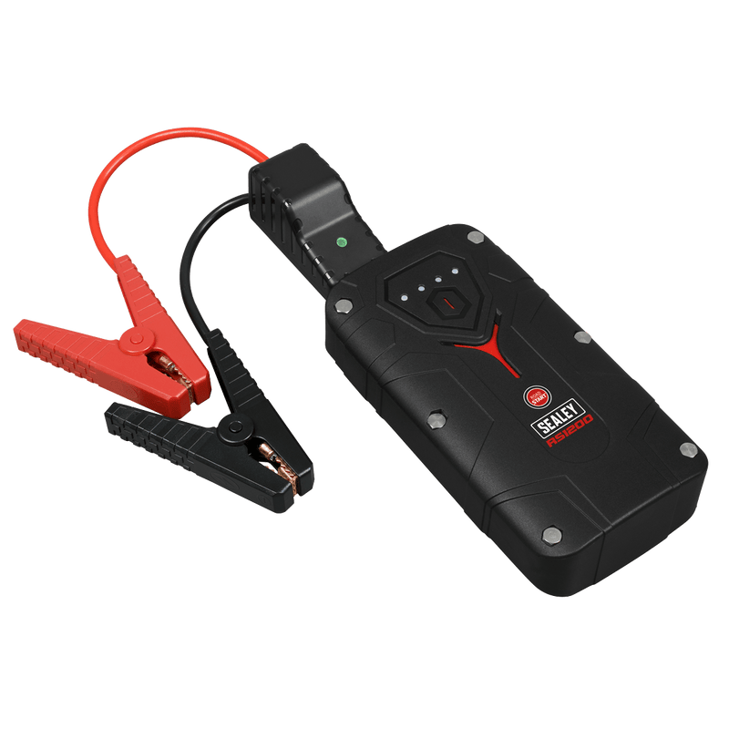 Sealey Battery Maintenance RoadStart® 1200A 12V Jump Starter Power Pack-RS1200 5054630193064 RS1200 - Buy Direct from Spare and Square