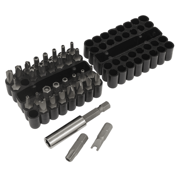 Sealey Bit Sets 33pc Security Bit & Magnetic Adaptor Set-AK614 5054511779837 AK614 - Buy Direct from Spare and Square