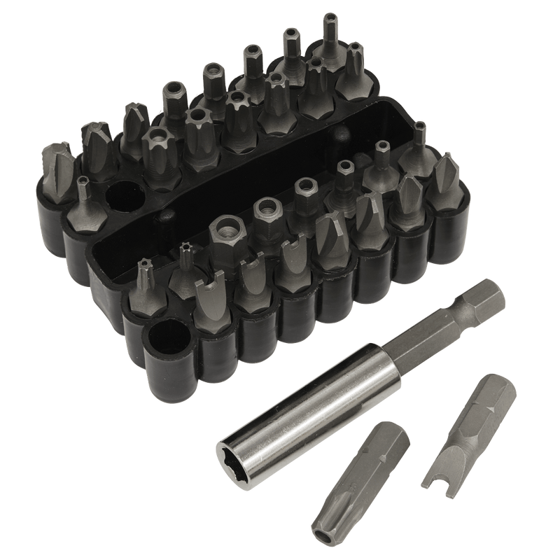 Sealey Bit Sets 33pc Security Bit & Magnetic Adaptor Set-AK614 5054511779837 AK614 - Buy Direct from Spare and Square