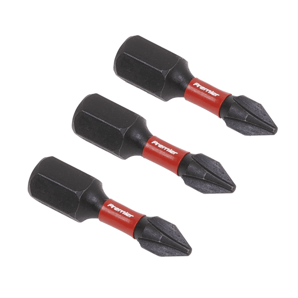 Sealey Bit Sets 3pc 25mm Phillips #1 Impact Power Tool Bit Set-AK8204 5054511956443 AK8204 - Buy Direct from Spare and Square