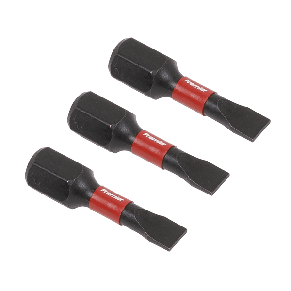 Sealey Bit Sets 3pc 25mm Slotted 4.5mm Impact Power Tool Bits-AK8201 5054511956399 AK8201 - Buy Direct from Spare and Square