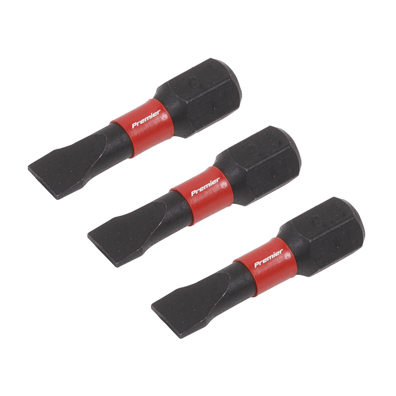 Sealey Bit Sets 3pc 25mm Slotted 5.5mm Impact Power Tool Bit Set-AK8202 5054511956412 AK8202 - Buy Direct from Spare and Square