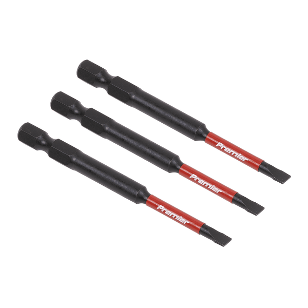 Sealey Bit Sets 3pc 75mm Slotted 4.5mm Impact Power Tool Bit Set-AK8251 5054511957181 AK8251 - Buy Direct from Spare and Square