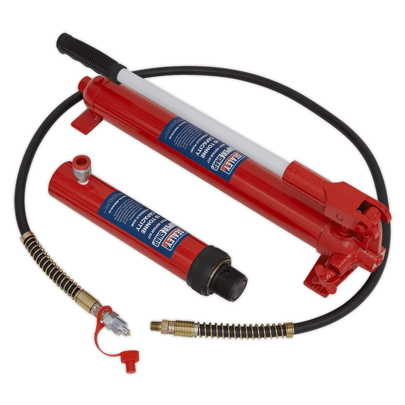 Sealey Body Repair 10 Tonne SuperSnap® Push Ram with Pump & Hose Assembly-610/45 5054511513028 610/45 - Buy Direct from Spare and Square