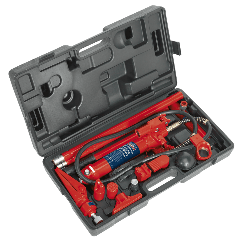 Sealey Body Repair 4 Tonne Snap Hydraulic Body Repair Kit-RE97/4 5024209355506 RE97/4 - Buy Direct from Spare and Square