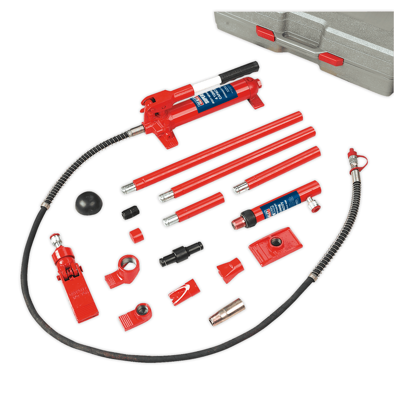 Sealey Body Repair 4tonne SuperSnap® Hydraulic Body Repair Kit-RE83/4 5024209143486 RE83/4 - Buy Direct from Spare and Square