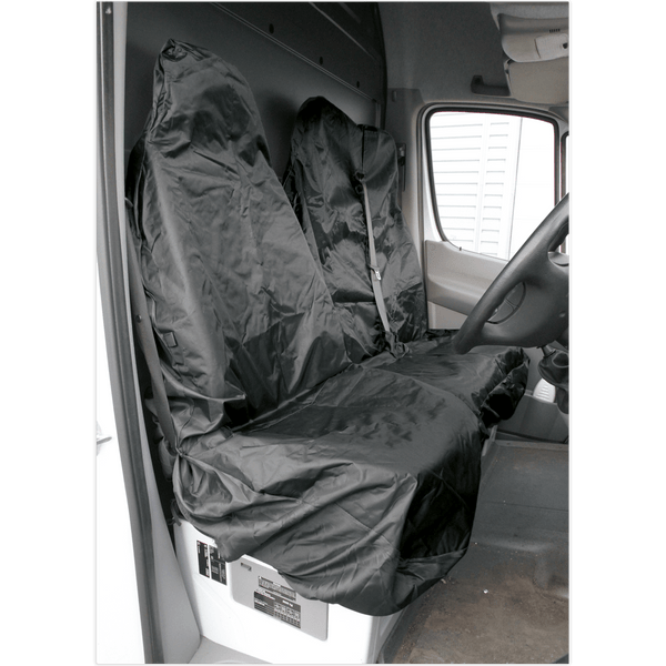 Sealey Body & Trim 2pc Heavy-Duty Van Seat Protector Set-CSC7 5051747733824 CSC7 - Buy Direct from Spare and Square