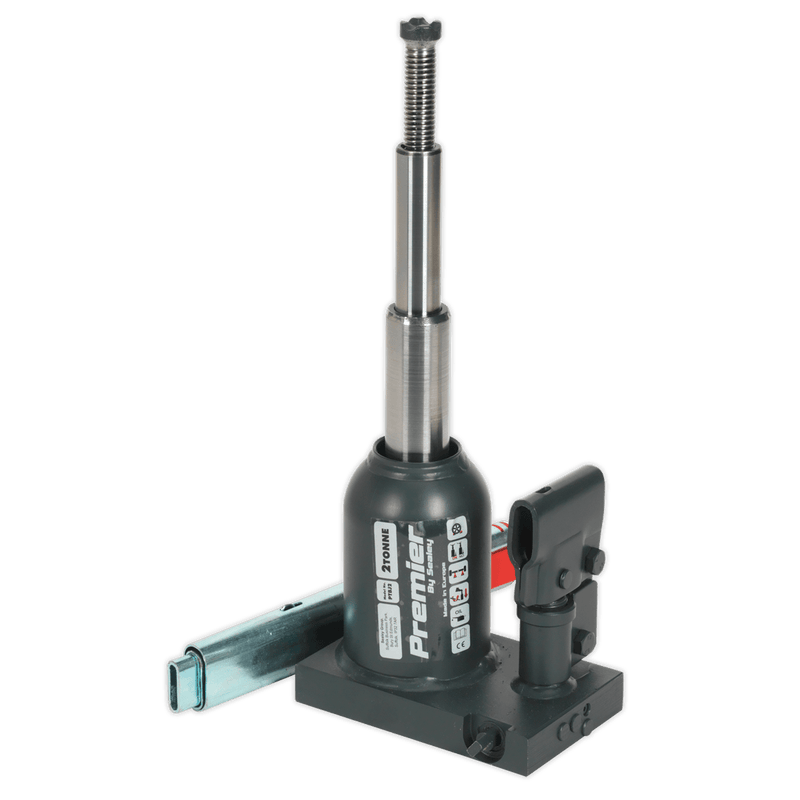 Sealey Bottle Jacks 2 Tonne Bottle Jack with Telescopic Ram-PTBJ2 5054511040104 PTBJ2 - Buy Direct from Spare and Square