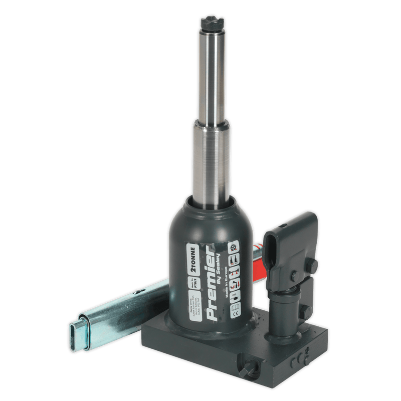 Sealey Bottle Jacks 2 Tonne Bottle Jack with Telescopic Ram-PTBJ2 5054511040104 PTBJ2 - Buy Direct from Spare and Square