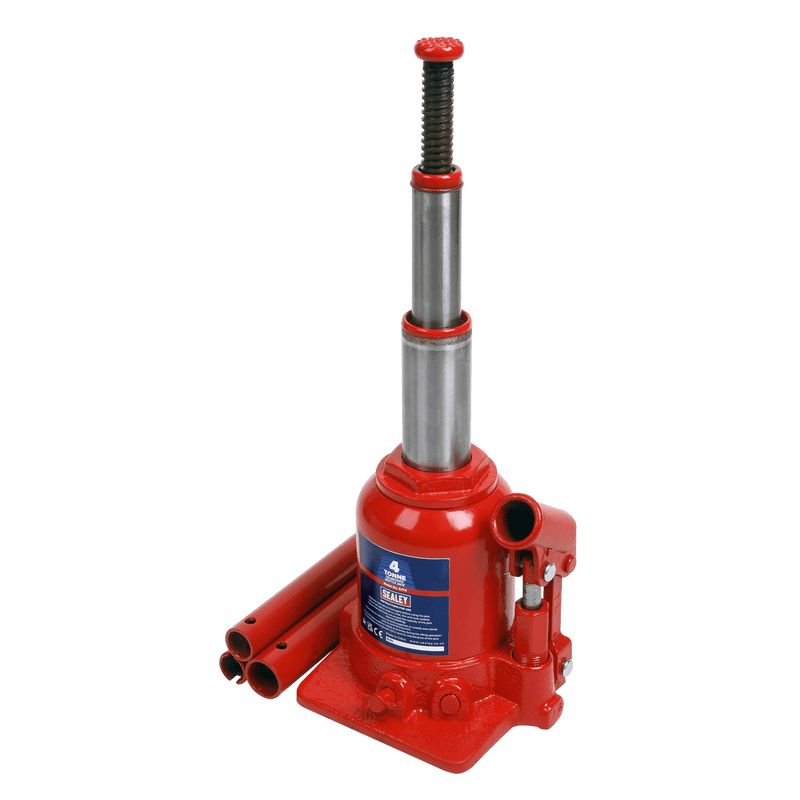 Sealey Bottle Jacks 4 Tonne Telescopic Bottle Jack-SJT4 5054630191794 SJT4 - Buy Direct from Spare and Square