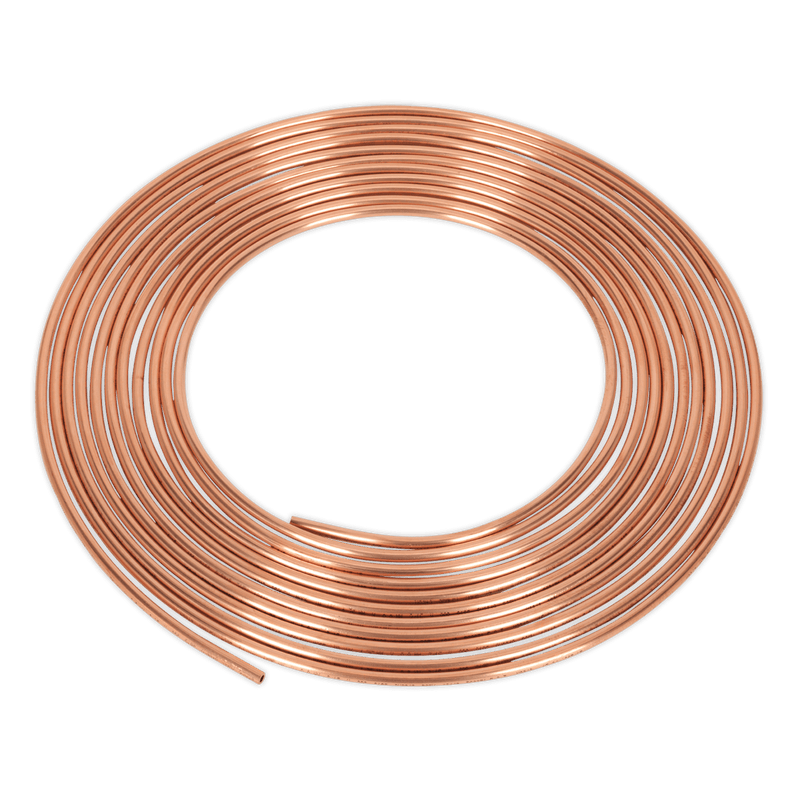 Sealey Brakes 25ft 3/16" Brake Pipe Copper Tubing 22 Gauge-CBP002 5054511084238 CBP002 - Buy Direct from Spare and Square