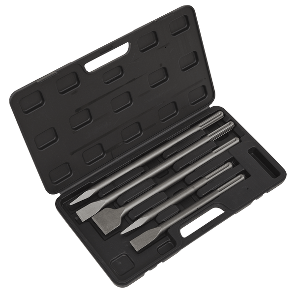 Sealey Breaker Steels, Points & Chisels 5pc SDS MAX Demolition Kit-314C 3336600117716 314C - Buy Direct from Spare and Square