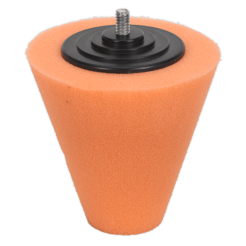 Sealey Buffing & Polishing Buffing & Polishing Foam Cone - Orange/Firm-PTCCHC85O 5054511243338 PTCCHC85O - Buy Direct from Spare and Square