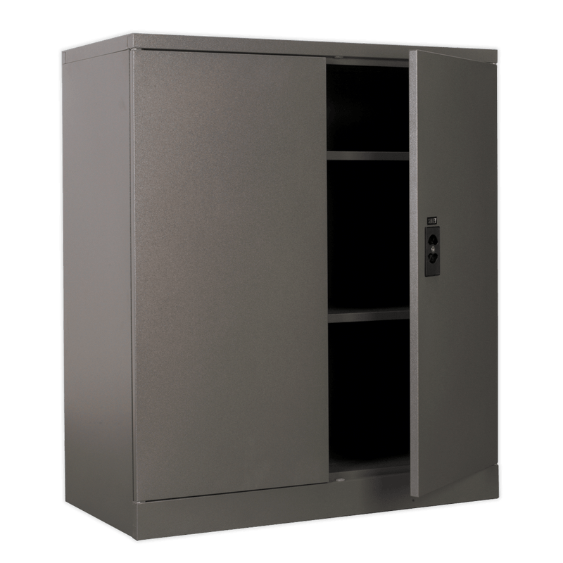 Sealey Cabinets 2 Shelf 2 Door Floor Cabinet-SC03 5051747512955 SC03 - Buy Direct from Spare and Square