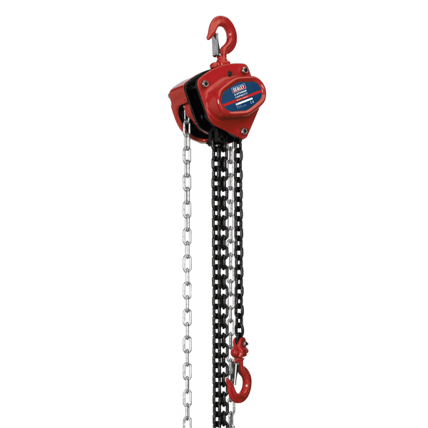 Sealey Chain Blocks & Hoists 0.5tonne Chain Block 2.5m Drop-CB500 5024209114097 CB500 - Buy Direct from Spare and Square