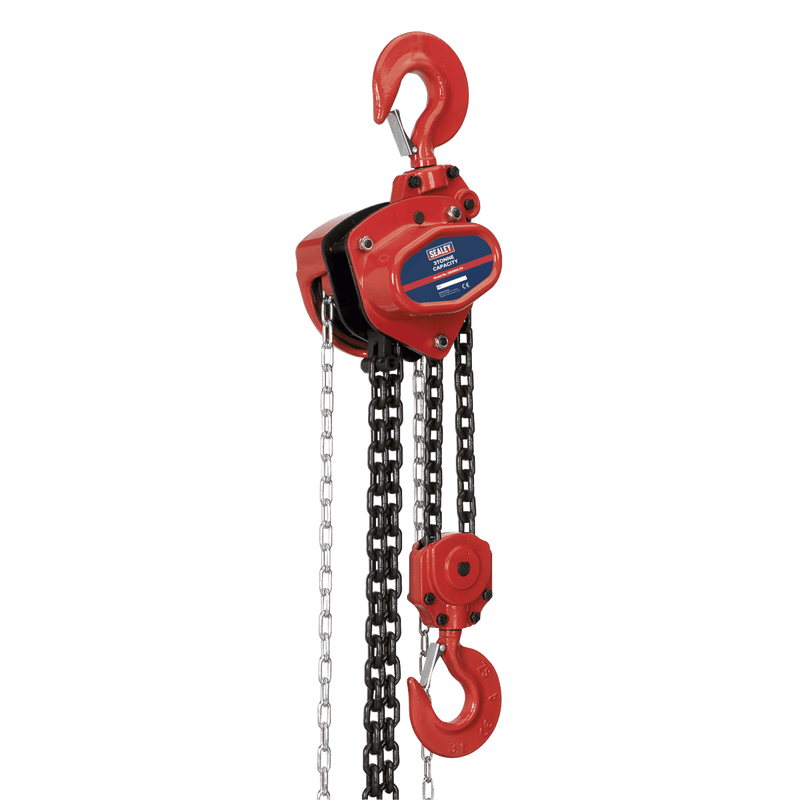 Sealey Chain Blocks & Hoists 3 Tonne Chain Block 3m Drop-CB3000 5024209114028 CB3000 - Buy Direct from Spare and Square