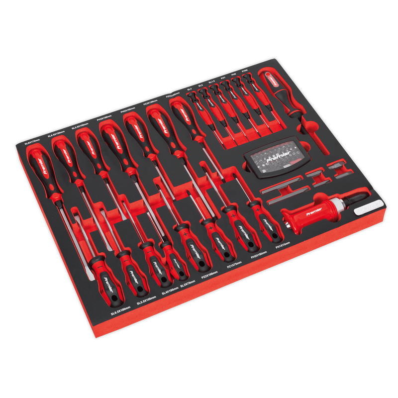 Sealey Combo Kits 23 Drawer Tool Chest Combination with Ball-Bearing Slides - Black with 446pc Tool Kit-TBTPBCOMBO4 5054511004885 TBTPBCOMBO4 - Buy Direct from Spare and Square