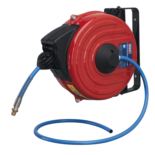Sealey Compressor Hose Sealey Retractable Air Hose Reel - 12m - 8mm ID TPU Hose SA90 - Buy Direct from Spare and Square