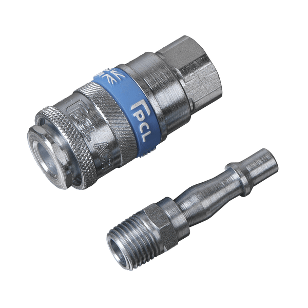 Sealey Couplings Standard 1/4"BSP Air Tool Coupling Kit-AC61 5024209548588 AC61 - Buy Direct from Spare and Square