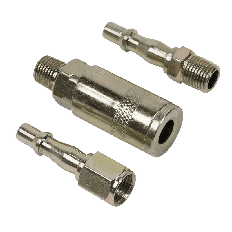 Sealey Couplings Standard 1/4"BSP Air Tool Coupling Kit-ACX60 5024209936316 ACX60 - Buy Direct from Spare and Square