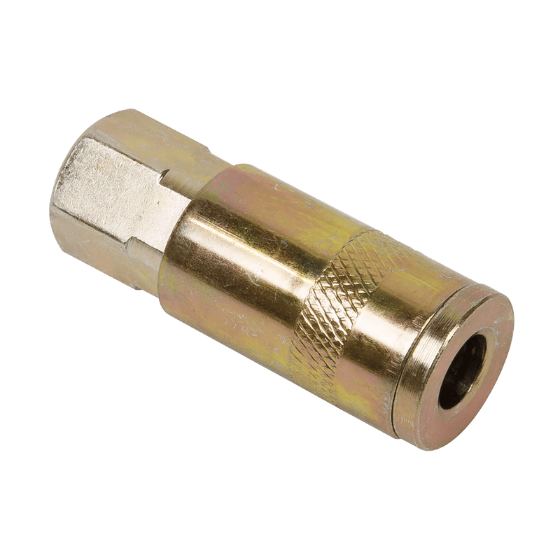Sealey Couplings Standard Coupling Body Female 1/4"BSP Single-ACX13 5024209805636 ACX13 - Buy Direct from Spare and Square