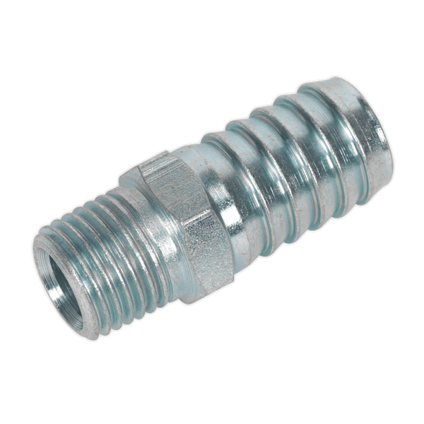 Sealey Couplings Standard Screwed Tailpiece Male 1/4"BSPT - 1/2" Hose - Pack of 5-AC40 5024209609227 AC40 - Buy Direct from Spare and Square