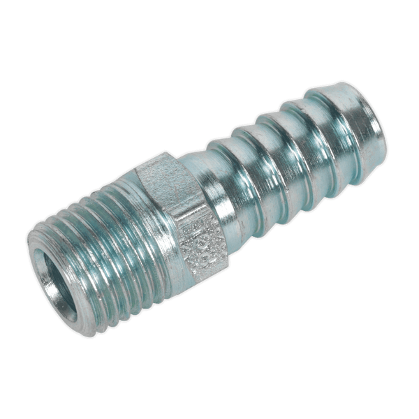 Sealey Couplings Standard Screwed Tailpiece Male 1/4"BSPT - 3/8" Hose - Pack of 5-AC09 5024209608947 AC09 - Buy Direct from Spare and Square