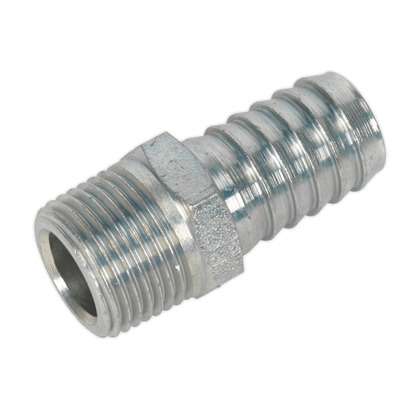 Sealey Couplings Standard Screwed Tailpiece Male 3/8"BSPT - 1/2" Hose - Pack of 5-AC42 5024209609241 AC42 - Buy Direct from Spare and Square