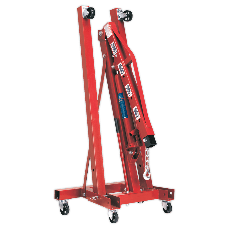 Sealey Cranes 2 Tonne Folding Engine Crane-PH20 5024209546362 PH20 - Buy Direct from Spare and Square