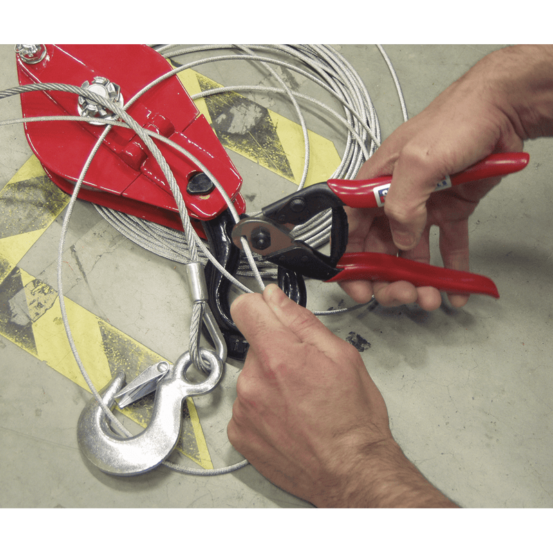 Sealey Cutters & Shears 190mm Wire Rope/Spring Cutter-AK503 5024209545822 AK503 - Buy Direct from Spare and Square