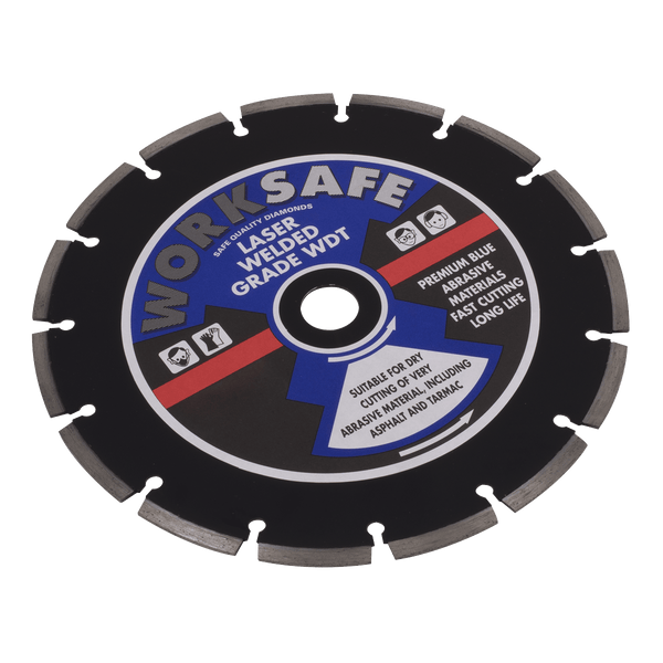Sealey Cutting Discs Ø300 x 20mm Asphalt/Tarmac Diamond Blade-WDT300/20 5055111207591 WDT300/20 - Buy Direct from Spare and Square