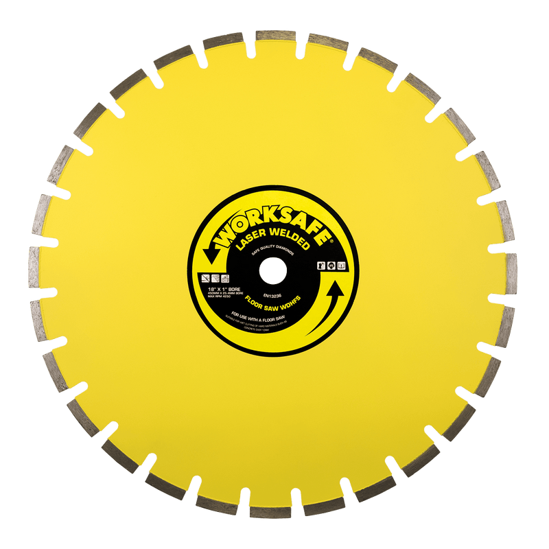 Sealey Cutting Discs Ø450 x 25mm Floor Saw Blade (Hard)-WDHFS450 5055111211987 WDHFS450 - Buy Direct from Spare and Square