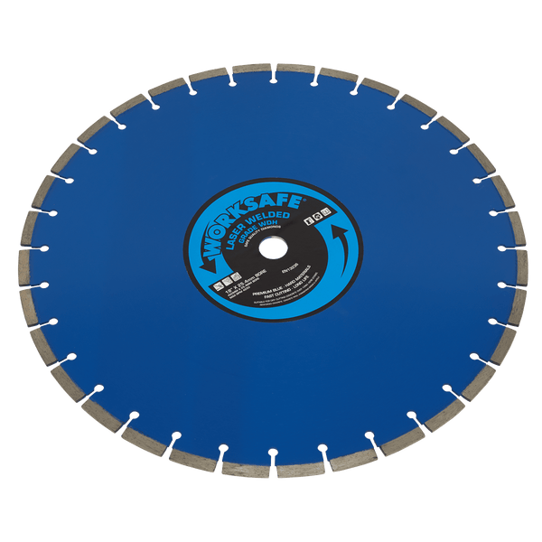 Sealey Cutting Discs Ø450 x 25mm Premium Blue WDH Diamond Blade-WDH450 5055111207560 WDH450 - Buy Direct from Spare and Square