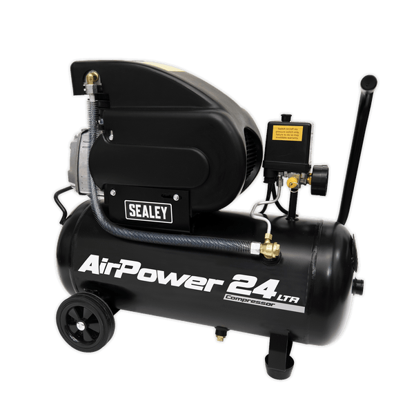 Sealey Direct Drive 24L Direct Drive Air Compressor 2hp-SAC2420A 5054511506679 SAC2420A - Buy Direct from Spare and Square