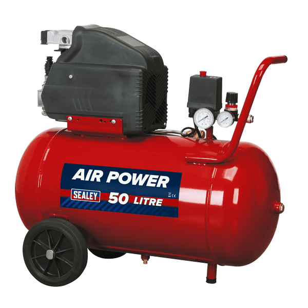 Sealey Direct Drive 50L Direct Drive Air Compressor 2hp-SA5020 5051747444850 SA5020 - Buy Direct from Spare and Square