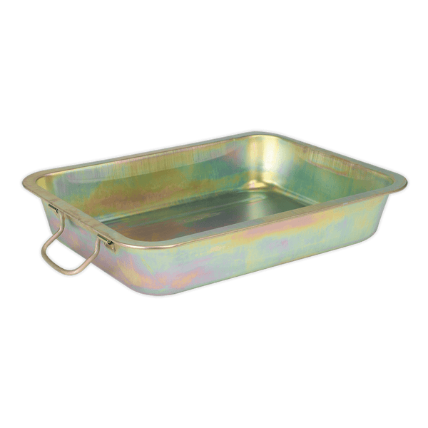 Sealey Drain Pans 12L Metal Drain Pan-DRPM2 5051747344136 DRPM2 - Buy Direct from Spare and Square