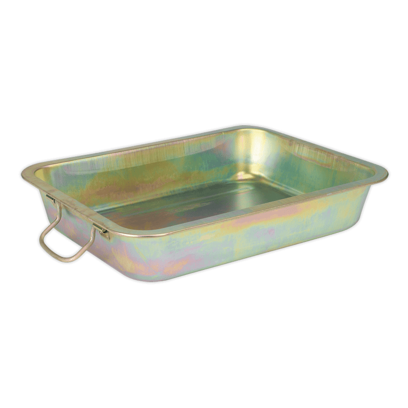 Sealey Drain Pans 12L Metal Drain Pan-DRPM2 5051747344136 DRPM2 - Buy Direct from Spare and Square