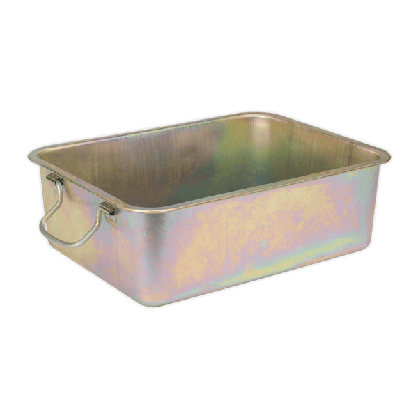 Sealey Drain Pans 16L Metal Drain Pan-DRPM3 5051747344143 DRPM3 - Buy Direct from Spare and Square
