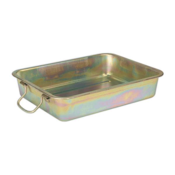 Sealey Drain Pans 9L Metal Drain Pan-DRPM1 5051747344129 DRPM1 - Buy Direct from Spare and Square
