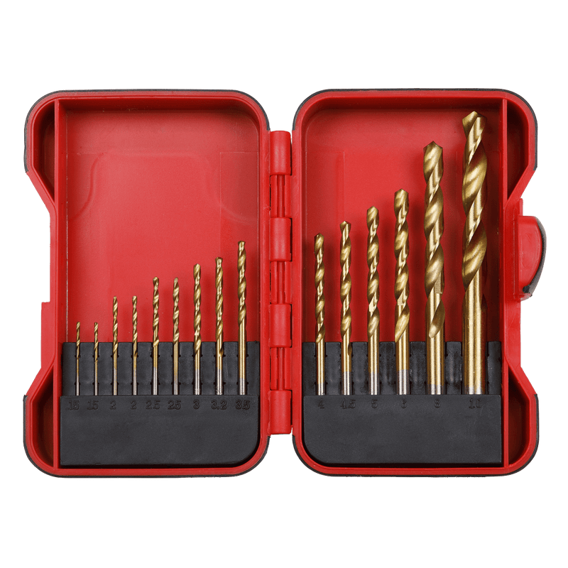 Sealey Drill Bits & Sets 15pc HSS Drill Bit Set-AK3715HSS 5054630017490 AK3715HSS - Buy Direct from Spare and Square