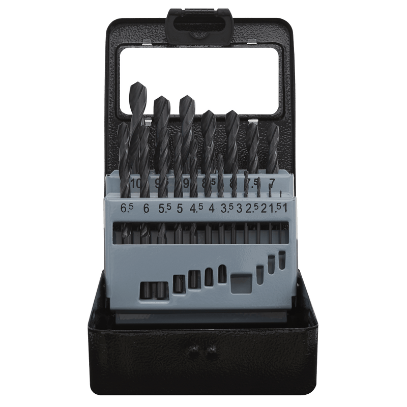 Sealey Drill Bits & Sets 19pc HSS Roll Forged Drill Bit Set-DBS19RF 5054511001532 DBS19RF - Buy Direct from Spare and Square