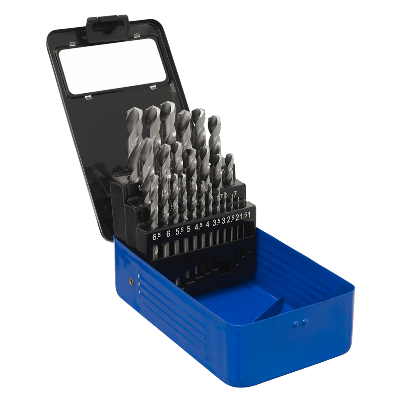 Sealey Drill Bits & Sets 25pc HSS Fully Ground Drill Bit Set-AK47251 5051747784116 AK47251 - Buy Direct from Spare and Square