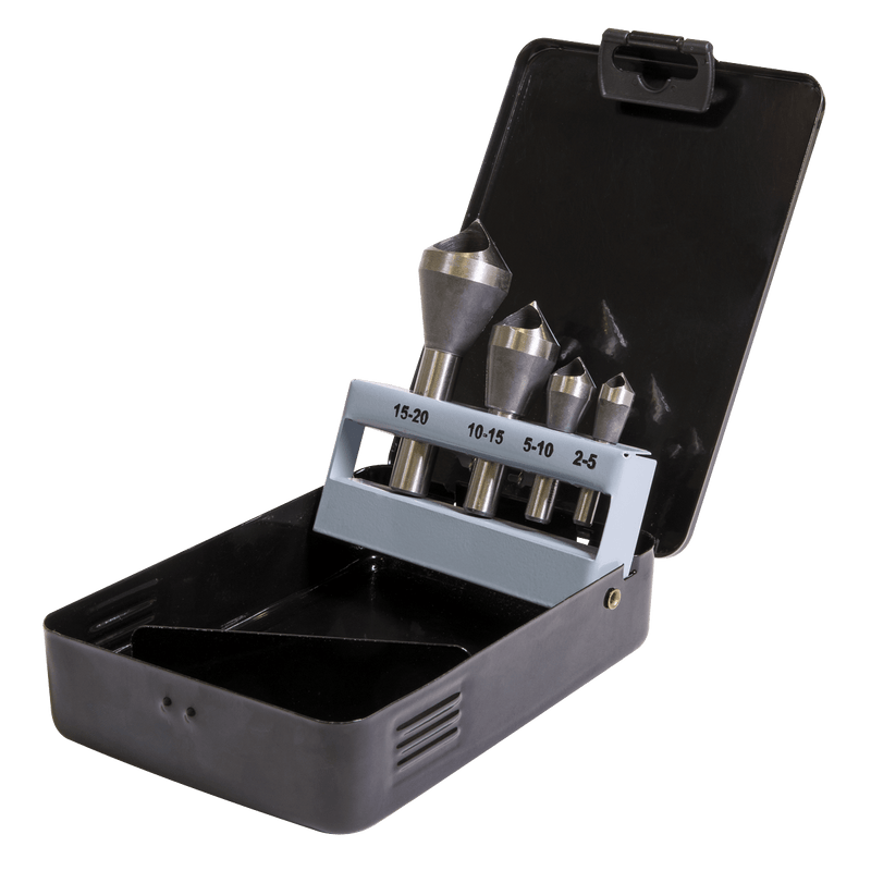 Sealey Drill Bits & Sets 4pc 90° Slotted Deburring Countersink Drill Bit Set-CSSET4O 5054511825282 CSSET4O - Buy Direct from Spare and Square