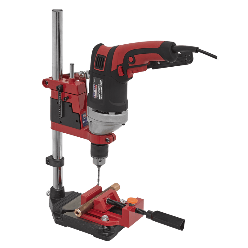 Sealey Drill Stand with Cast Iron Base 500mm & 65mm Vice 5054511260120 DS01 - Buy Direct from Spare and Square