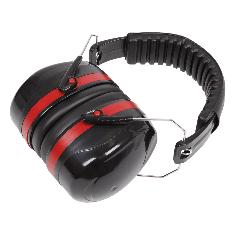 Sealey Ear & Head Protection Deluxe Ear Defenders - Folding-SSP19F 5054511912630 SSP19F - Buy Direct from Spare and Square