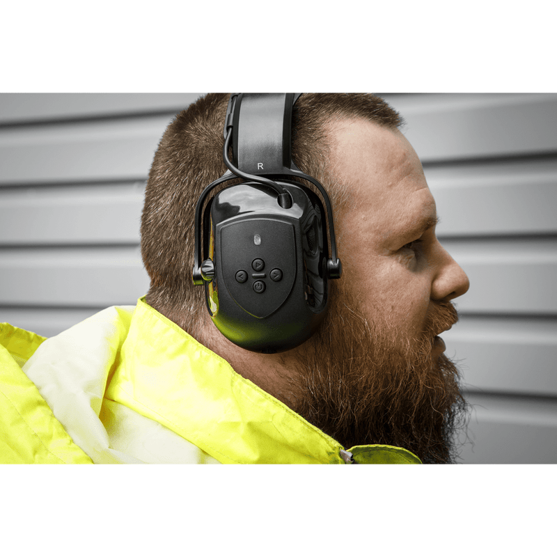 Sealey Ear & Head Protection Wireless Electronic Ear Defenders-9420 5054511908596 9420 - Buy Direct from Spare and Square