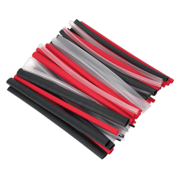 Sealey Electrical 72pc 200mm Heat Shrink Dual Wall Adhesive Lined Tubing - Mixed Colour-HSTAL72MC 5054511062892 HSTAL72MC - Buy Direct from Spare and Square