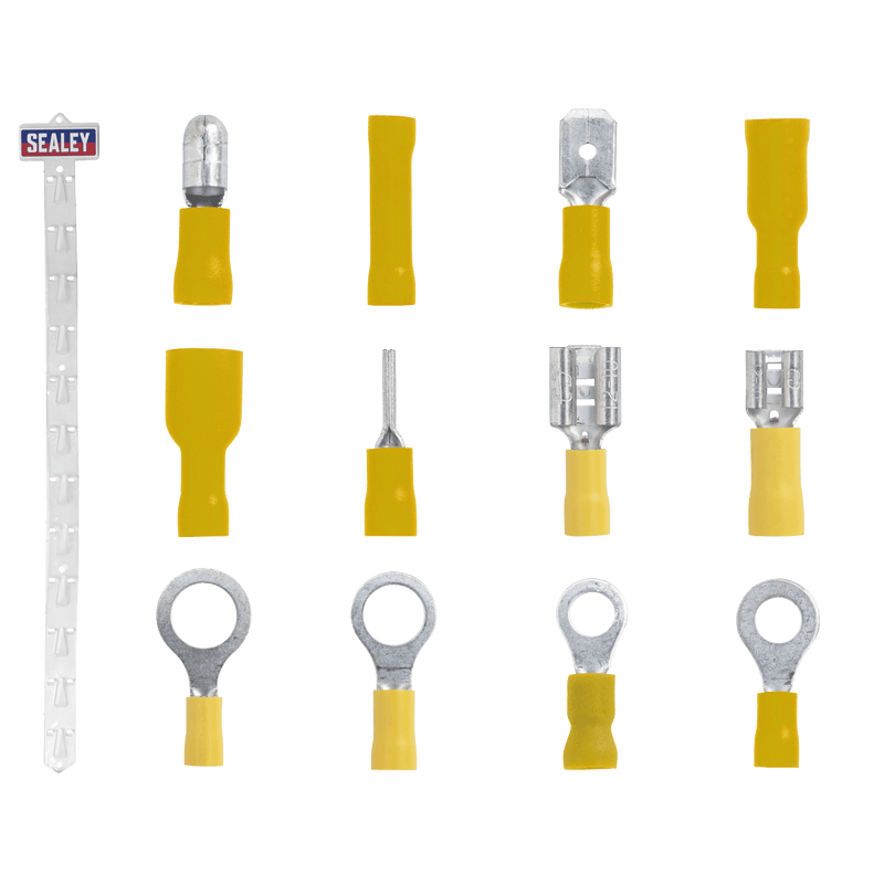 Sealey Electrical Clip Strip Deal - Yellow Terminals-YTSET 5054630310652 YTSET - Buy Direct from Spare and Square