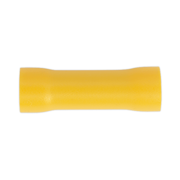 Sealey Electrical Ø5.5mm Yellow Butt Connector Terminal - Pack of 100-YT10 5054511012699 YT10 - Buy Direct from Spare and Square