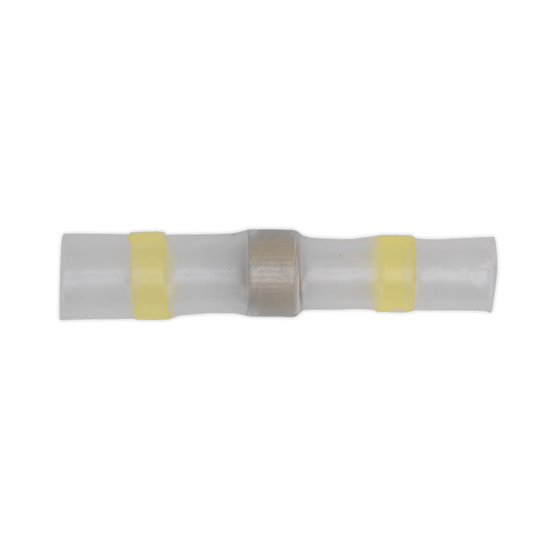 Sealey Electrical Yellow Heat Shrink Solder Butt Connector Terminal - Pack of 25-YTSSB25 5054511008722 YTSSB25 - Buy Direct from Spare and Square